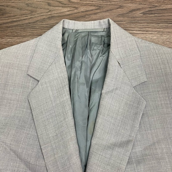 Hickey Freeman Light Grey Sport Coat 44R - Picture 2 of 7
